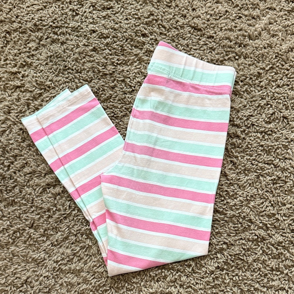 Cynthia Rowley Pastel Striped Kids Leggings